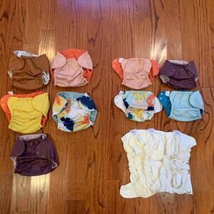 Esembly Reusable Cloth Diaper Bundle Inner & Outer (12 items) | Size 1 & 2